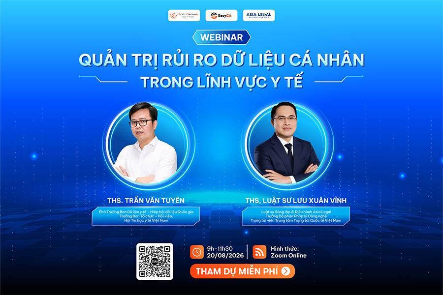 [Webinar] Quản trị rủi ro dữ liệu cá nhân trong lĩnh vực Y tế